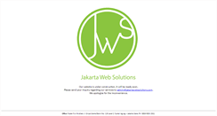Desktop Screenshot of jakartawebsolutions.com