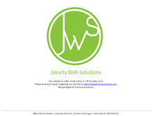 Tablet Screenshot of jakartawebsolutions.com